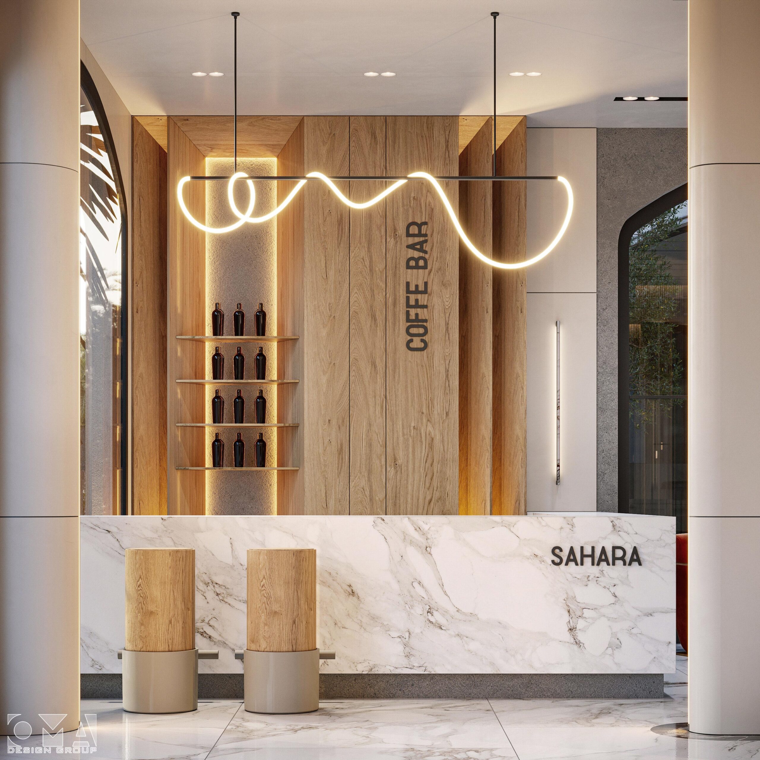 SAHARA HOTEL / INTERIOR DESIGN - LOBBY01