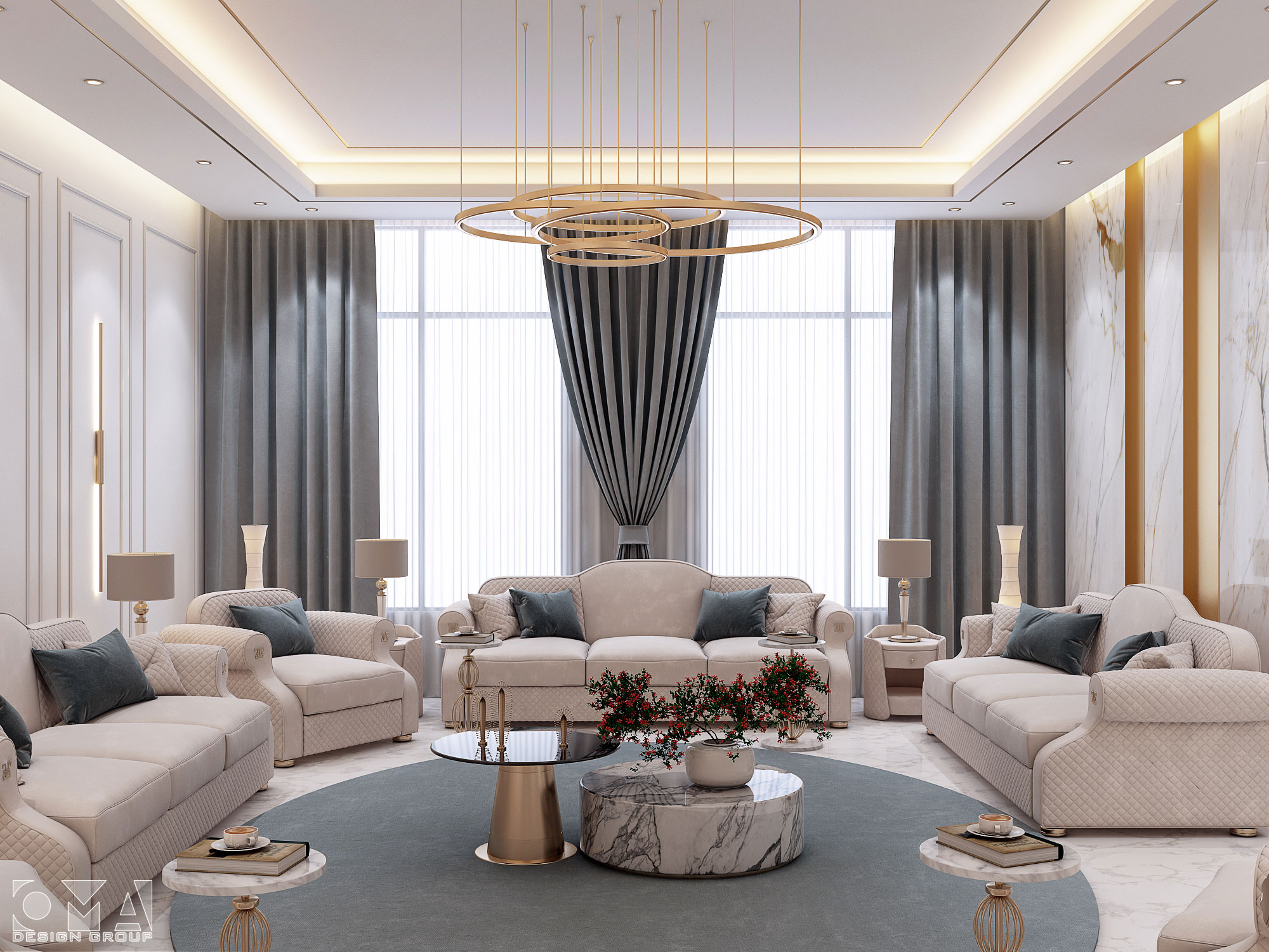 AL-SHAMMARI VILLA / INTERIOR DESIGN | SAUDI ARABIA-01