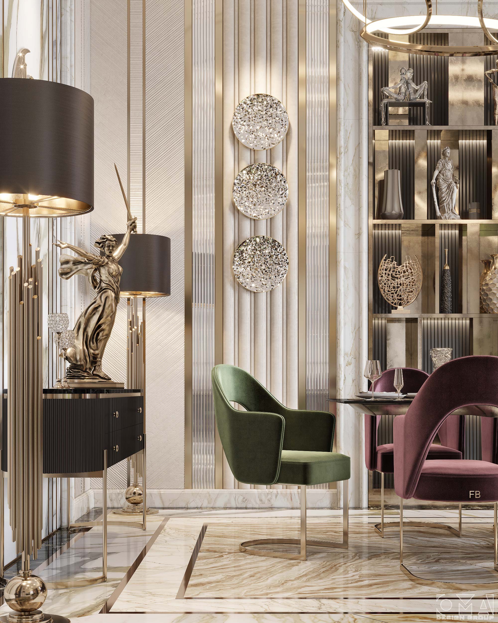 AL-JASMI VILLA / INTERIOR DESIGN | QATAR-15