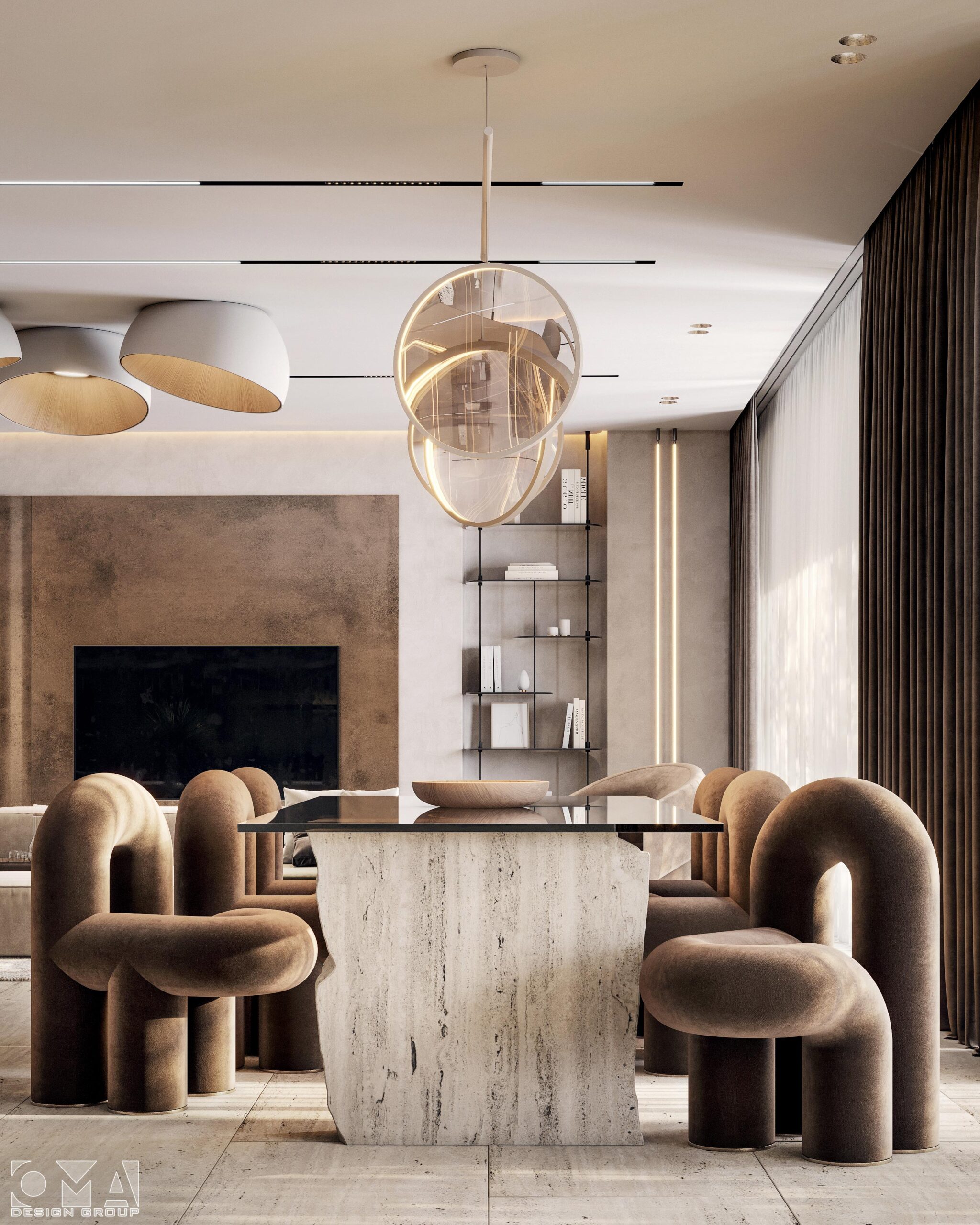 APARTMENT / INTERIOR DESIGN | Palm Jumeirah, Atlantis The Royal Dubai, UAE-07