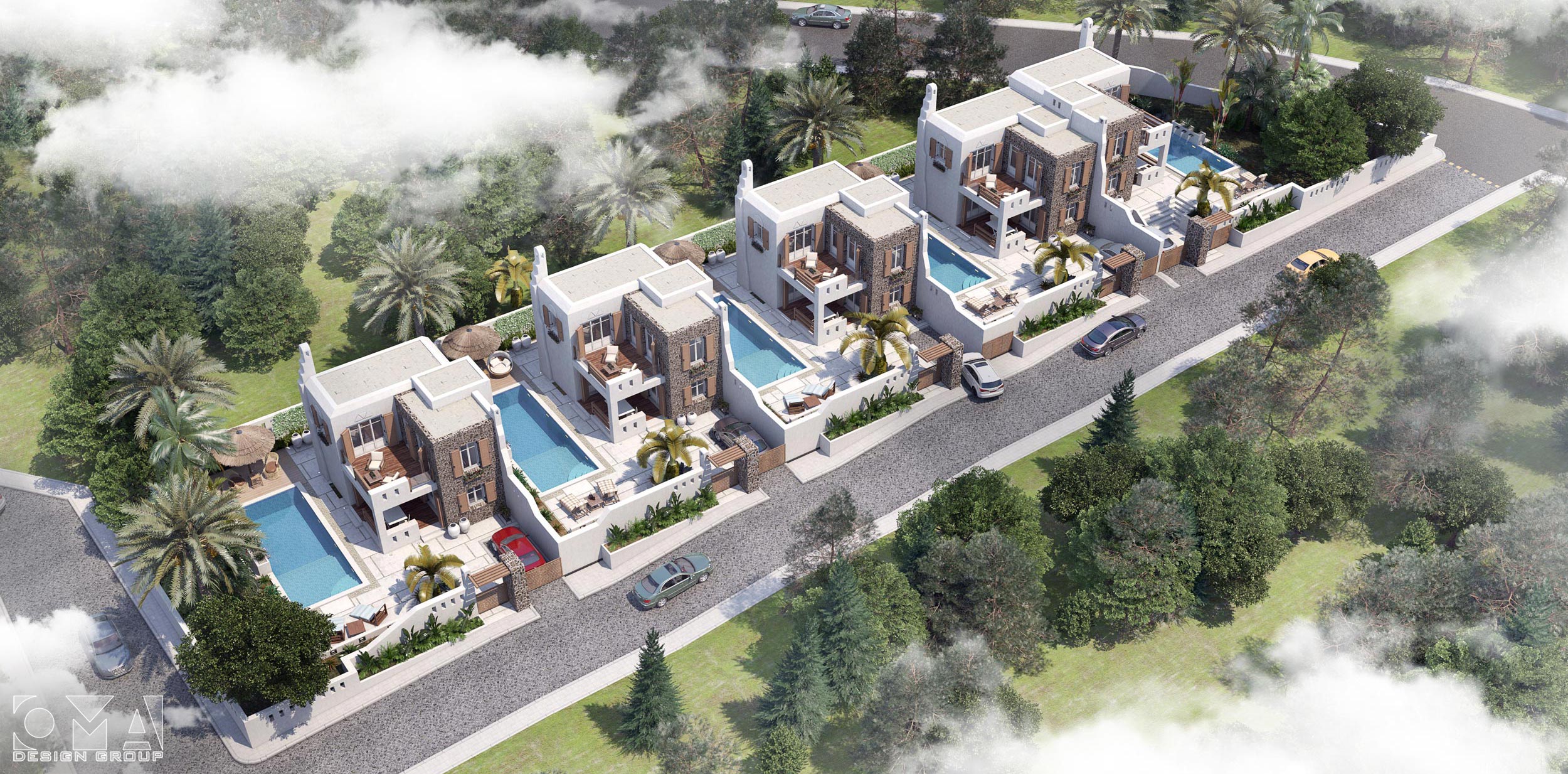 SUMMER HOUSES / Compound Twin Villas Project - EXTERIOR DESIGN AND LANDSCAPE | MÜĞLA, TURKEY-06-1