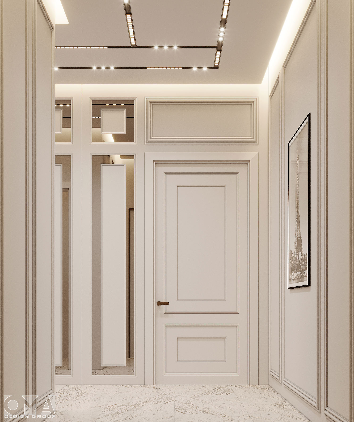 ENTRANCE - AL-SHMMARY VILLA / INTERIOR DESIGN - SAUDI ARABIA-08