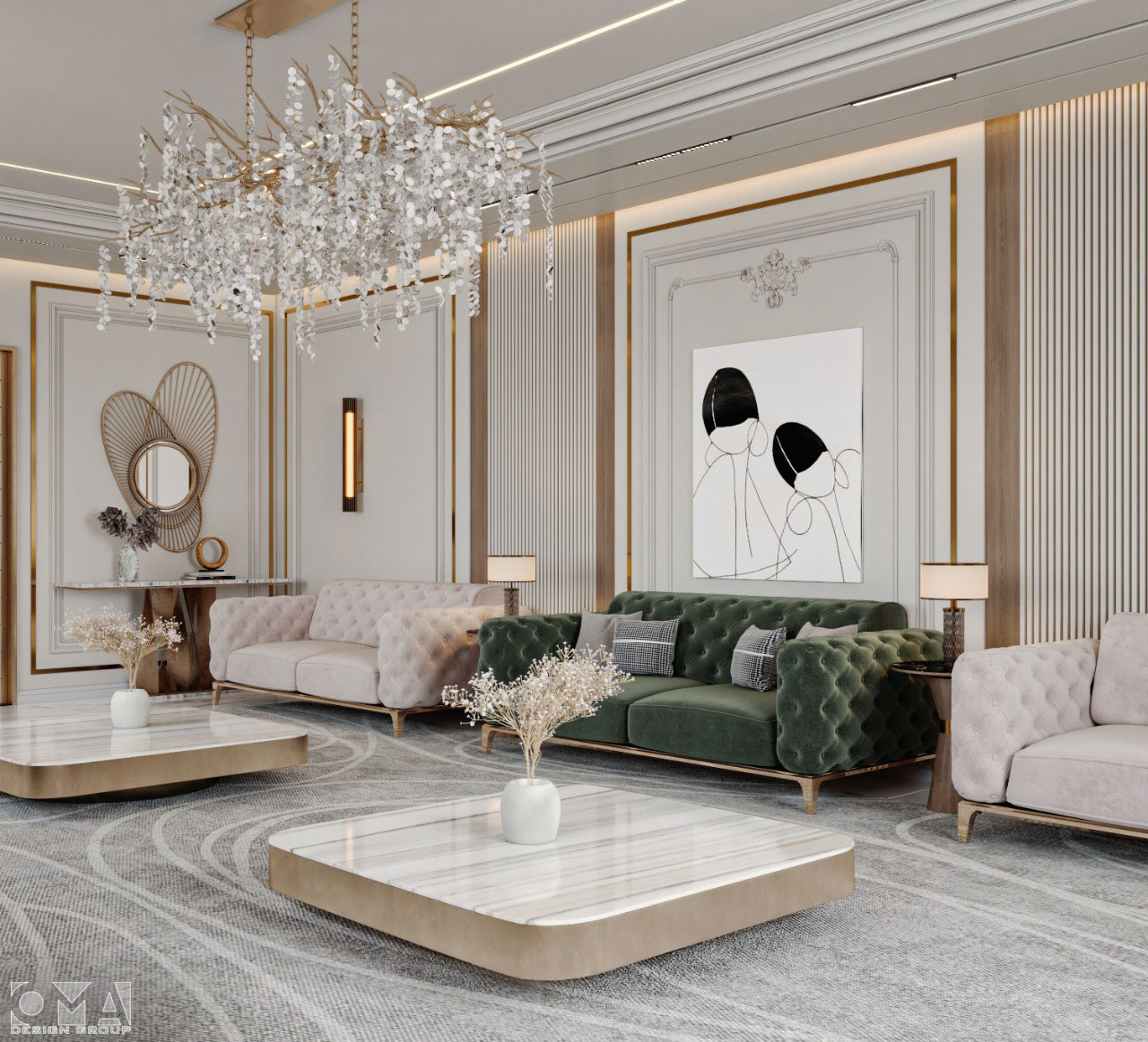 MAJED VILLA - INTERIOR DESIGN / KSA14