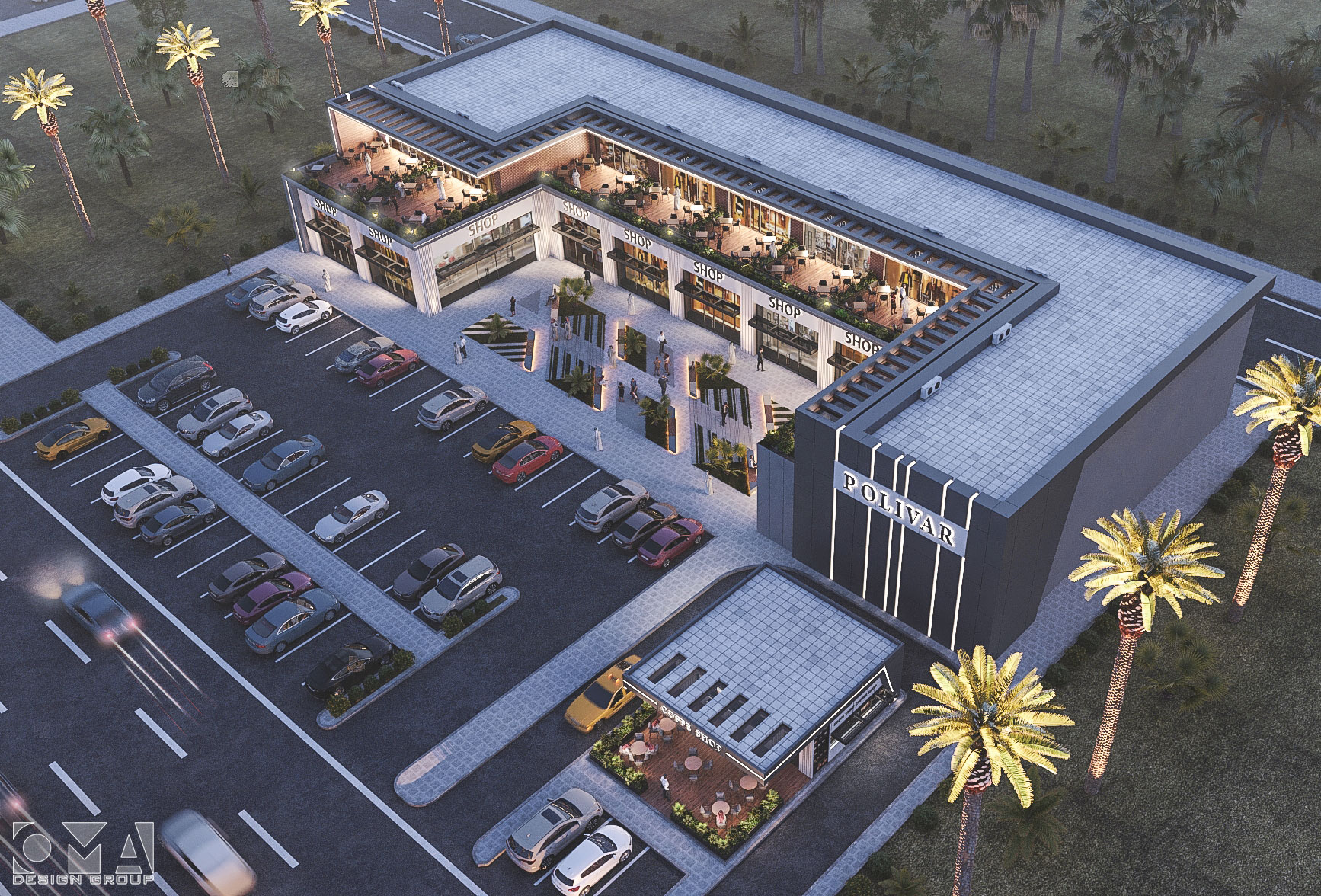 POLIVAR SHOPPING CENTER/ ARCHITECTURAL DESIGN | SAUDI ARABIA-12