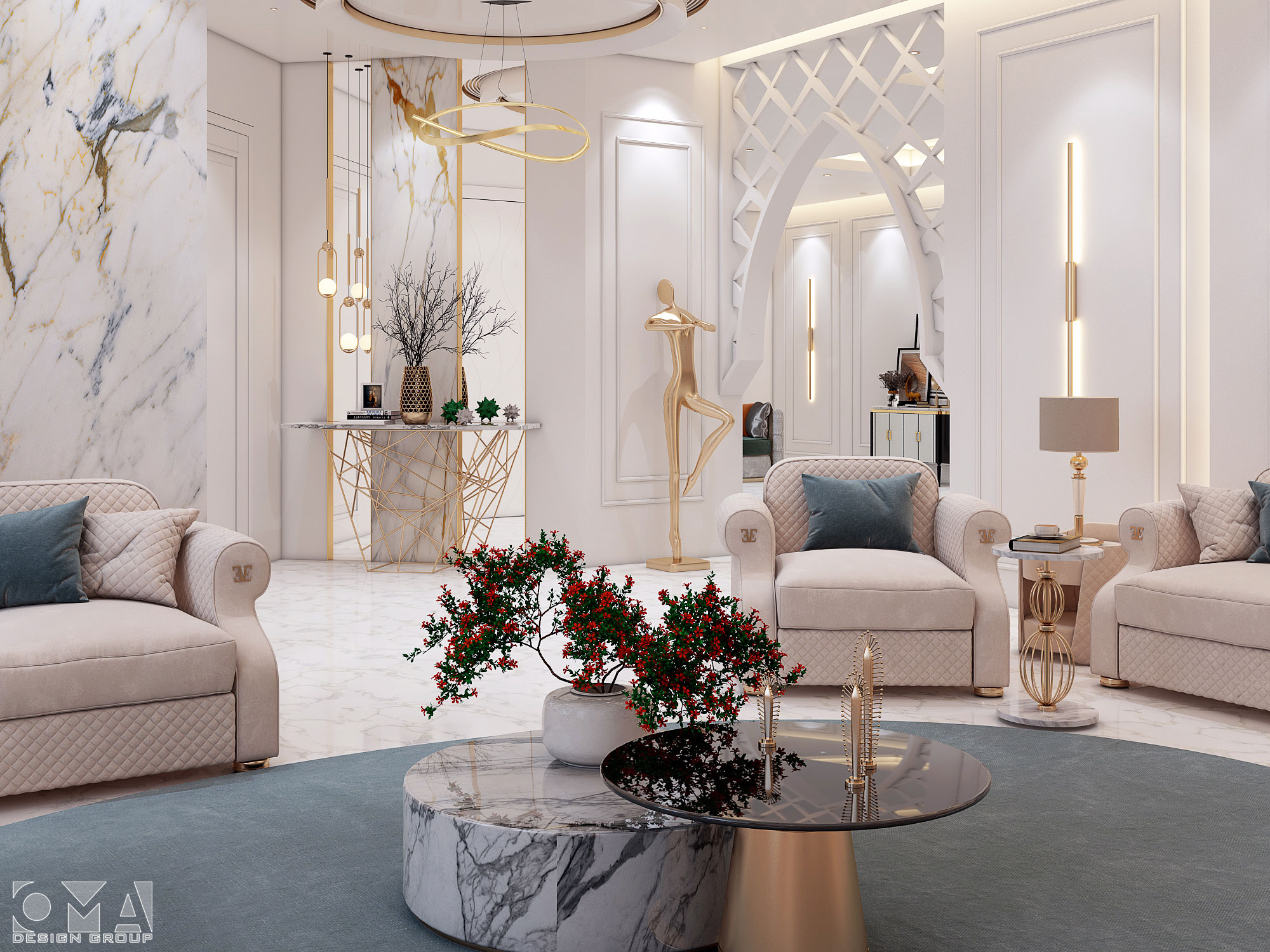 AL-SHAMMARI VILLA / INTERIOR DESIGN | SAUDI ARABIA-04