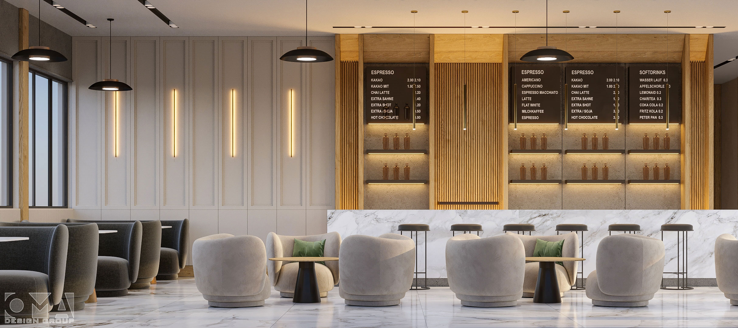 SAHARA HOTEL / INTERIOR DESIGN | COFFEE SHOP AND RESTAURANT12-1