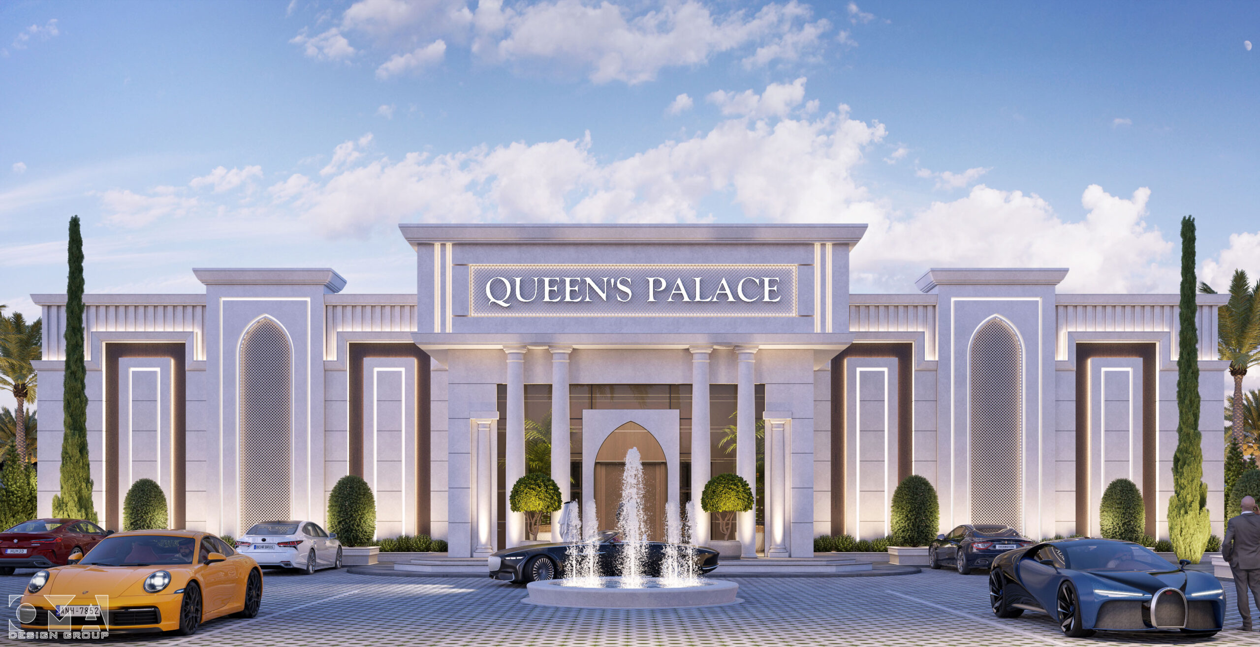 QUEEN PALACE - WEDDING VENUE / EXTERIOR DESIGN | KSA03