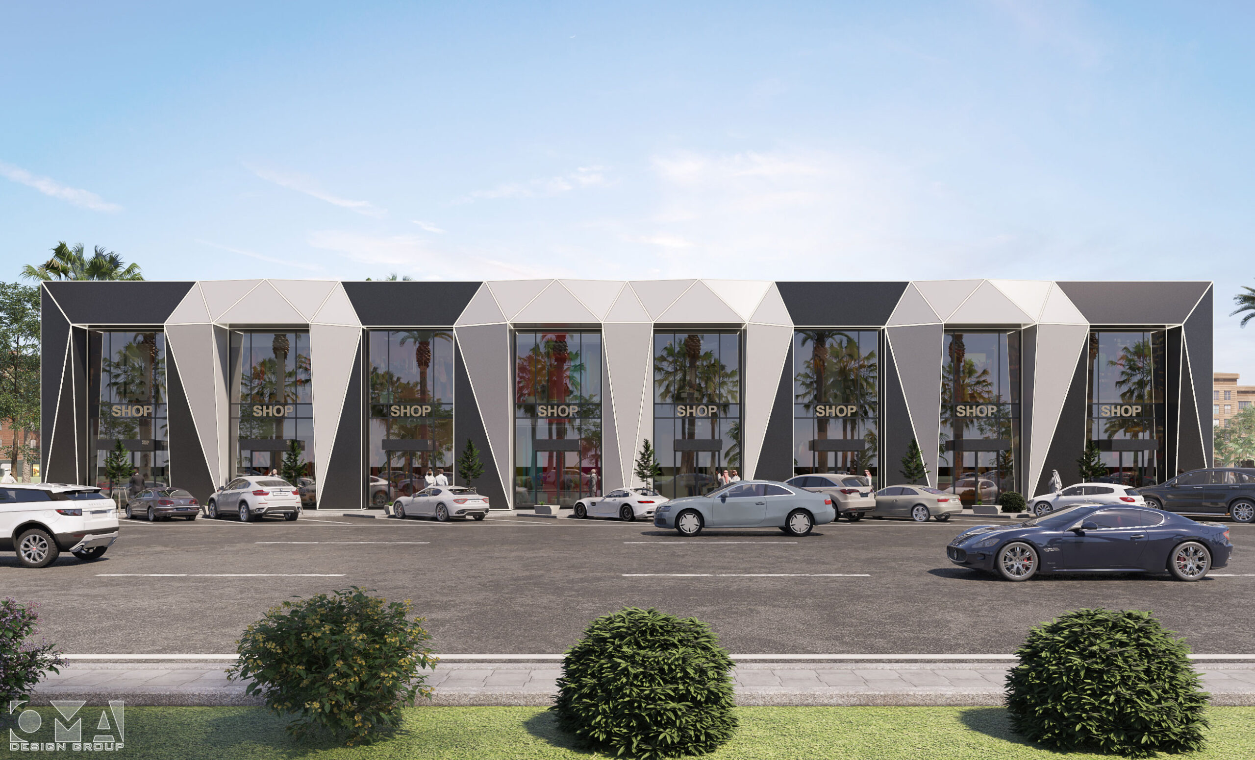 4 DIAMOND - STRIP MALL / EXTERIOR DESIGN | SAUDI ARABIA-01