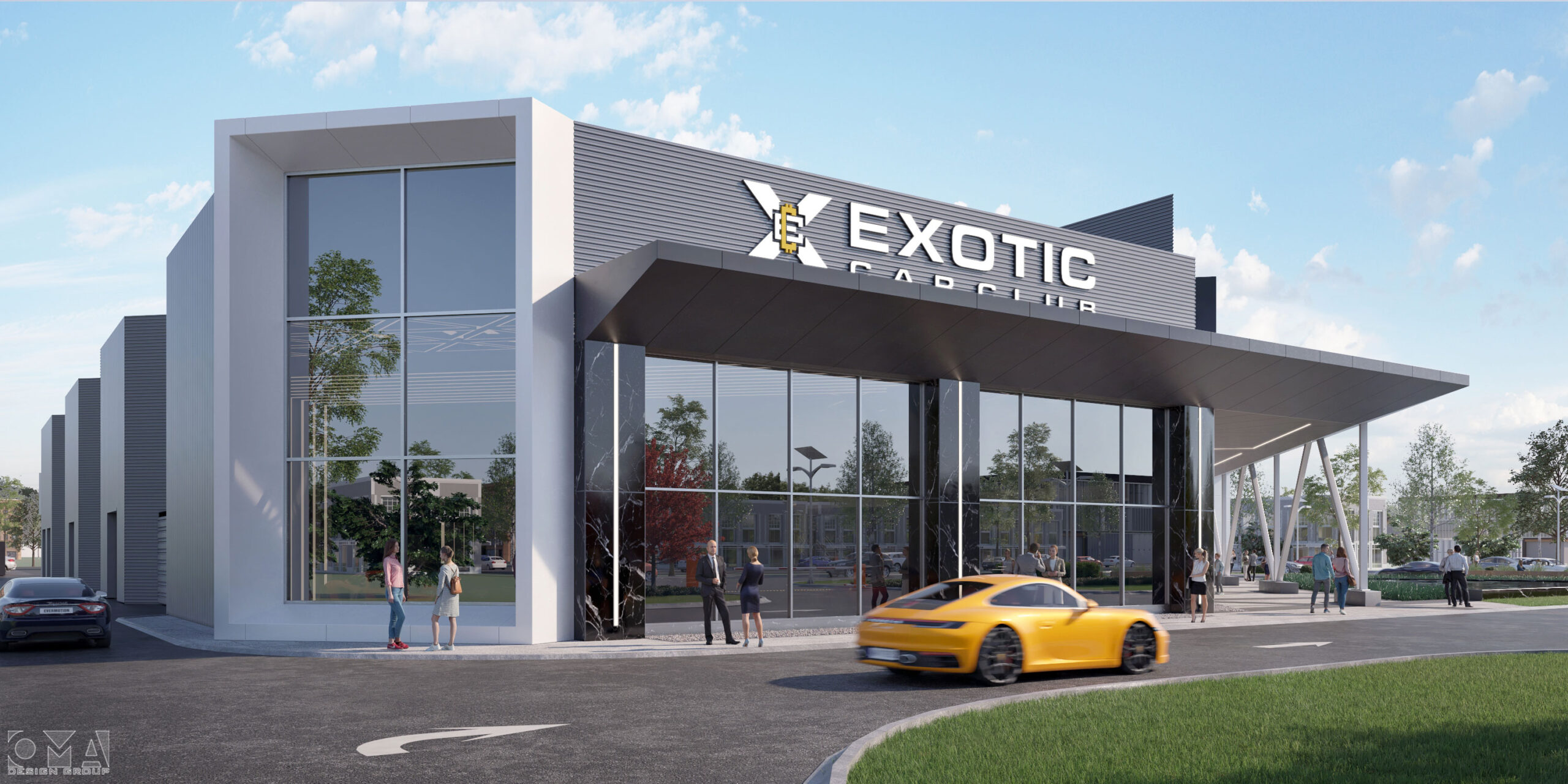 EXOTIC CAR CLUB / 3D RENDERING | Michigan, USA 06