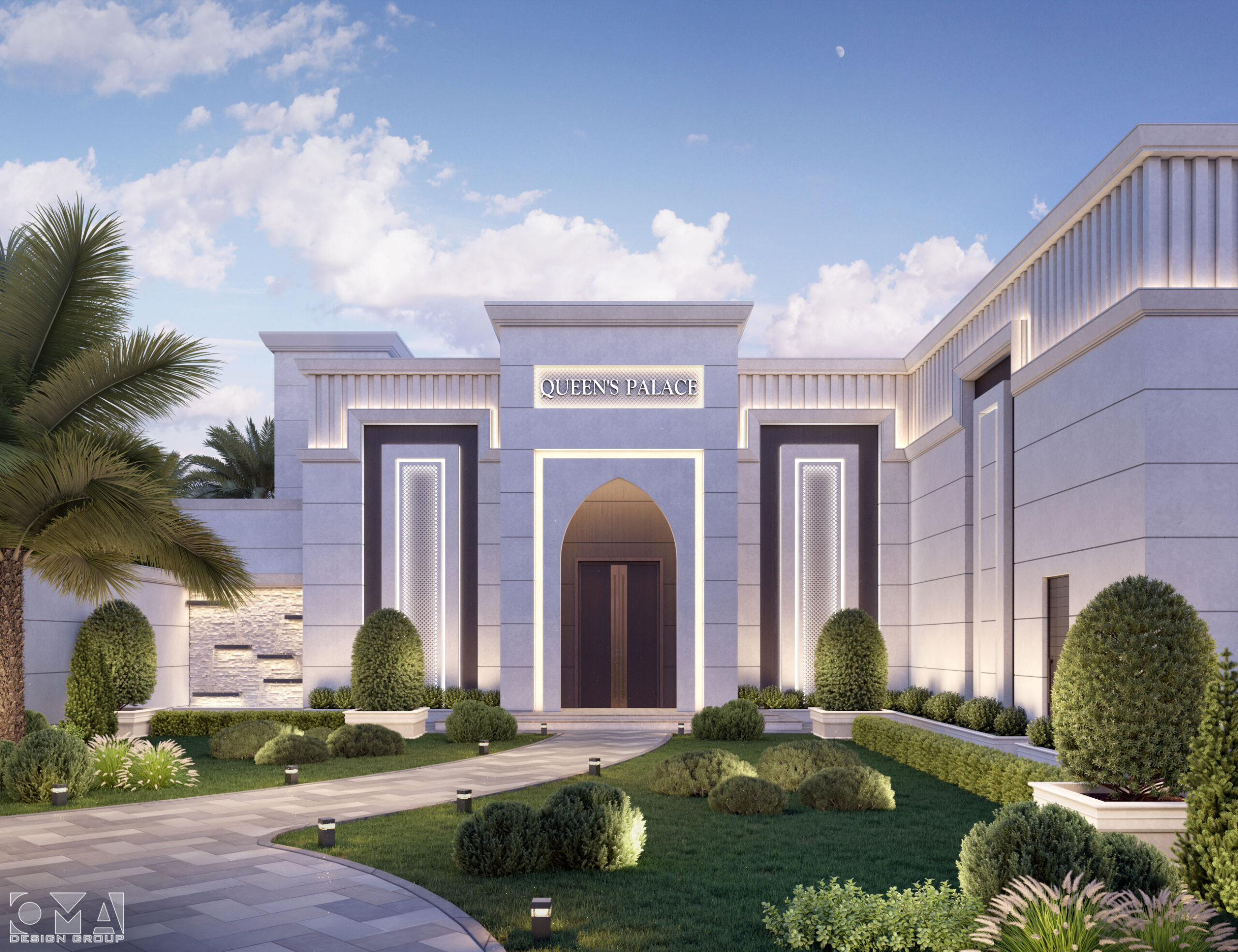 QUEEN PALACE - WEDDING VENUE / EXTERIOR DESIGN | KSA04