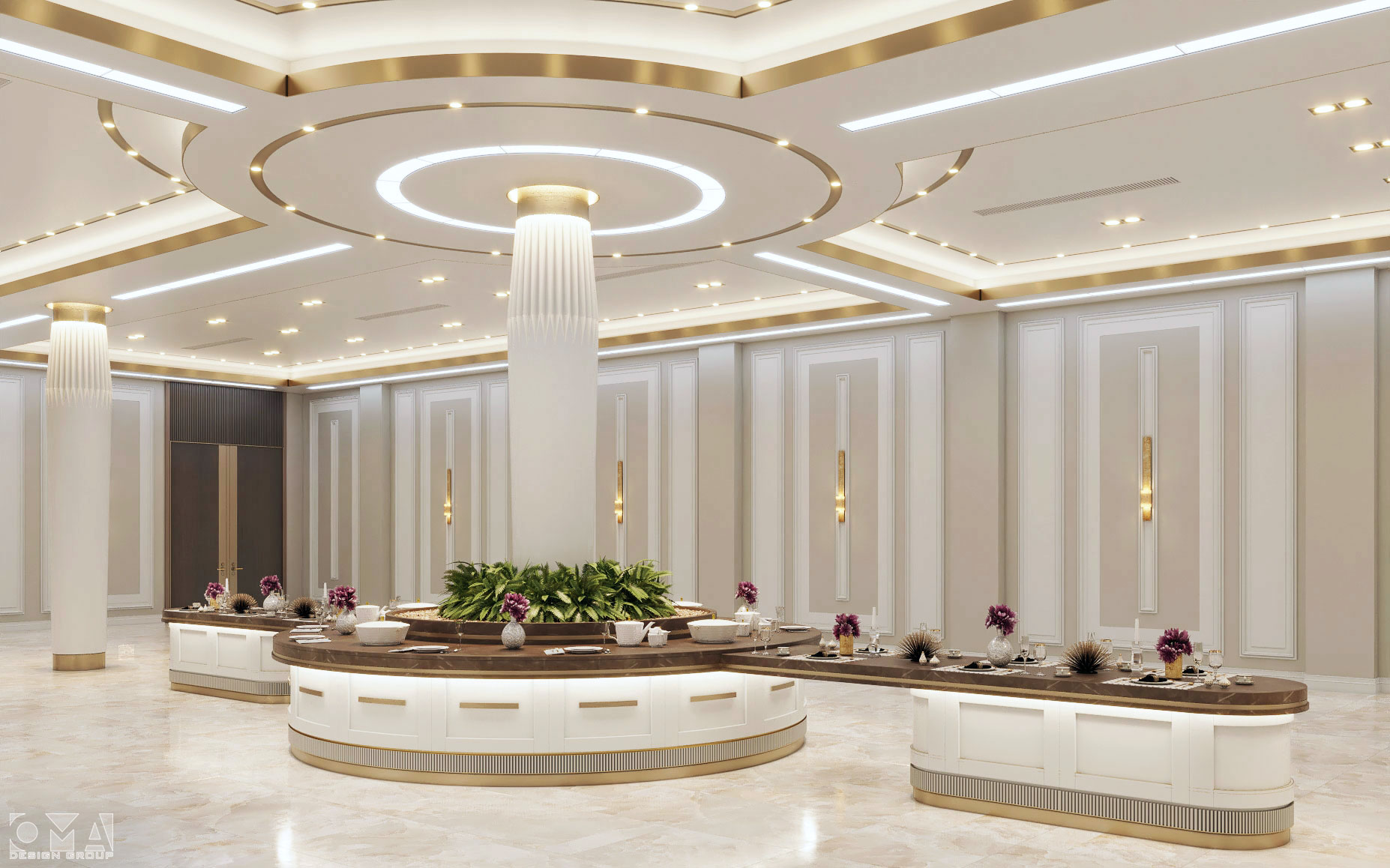 QUEEN PALACE - WEDDING VENUE / INTERIOR DESIGN | KSA15