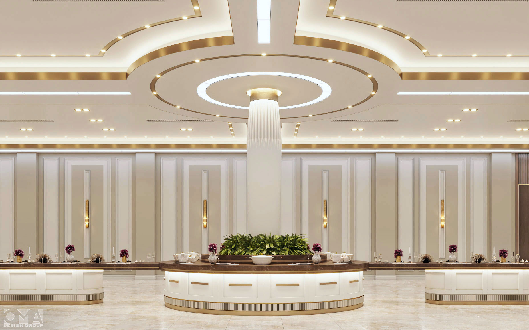 QUEEN PALACE - WEDDING VENUE / INTERIOR DESIGN | KSA16