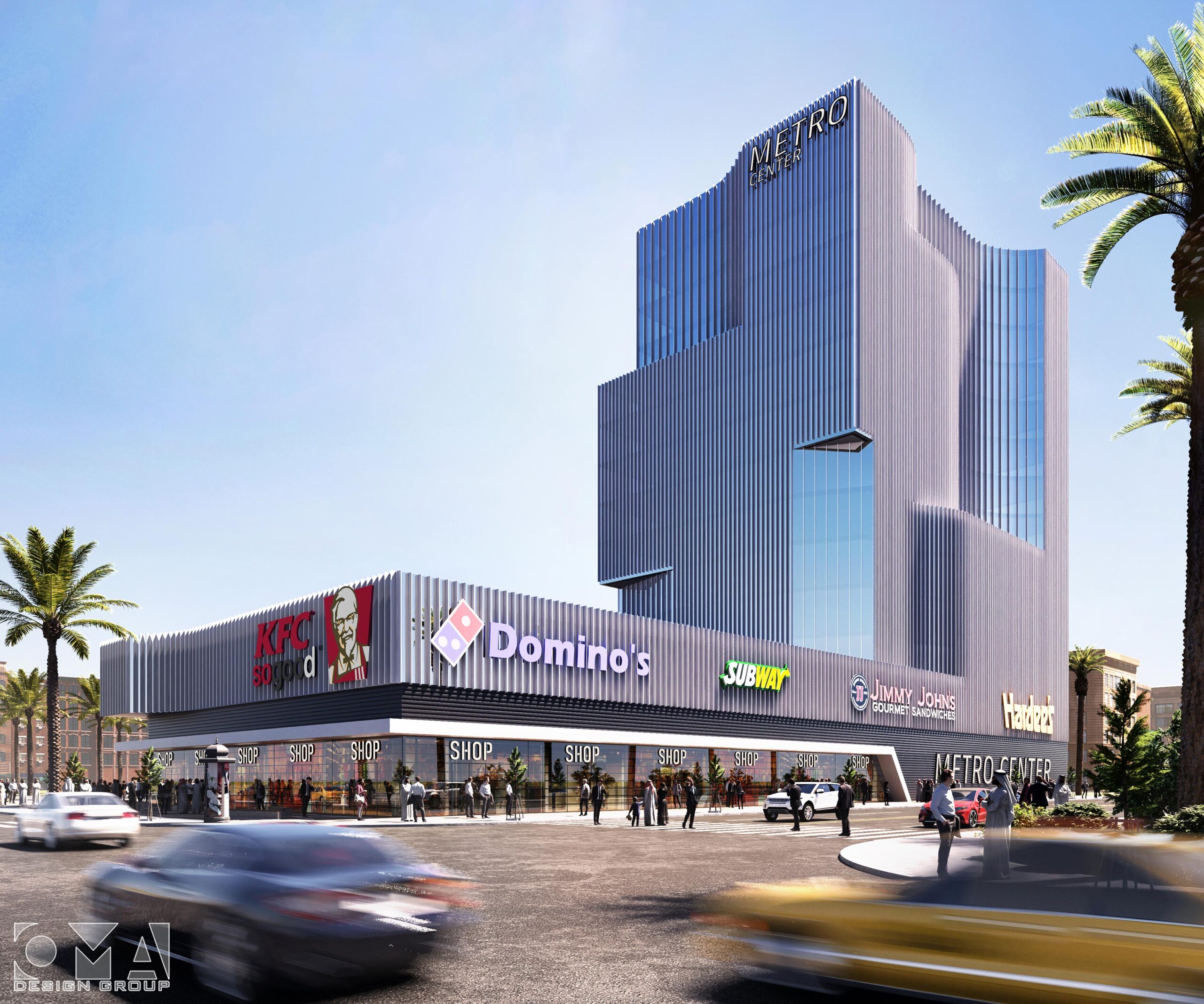 METRO CENTER - MIXED USE PROJECT / ARCITECTURAL DESIGN | SAUDI ARABIA-06