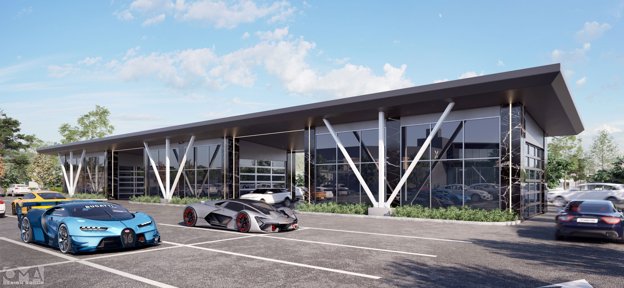 EXOTIC CAR CLUB / 3D RENDERING | Michigan, USA 12