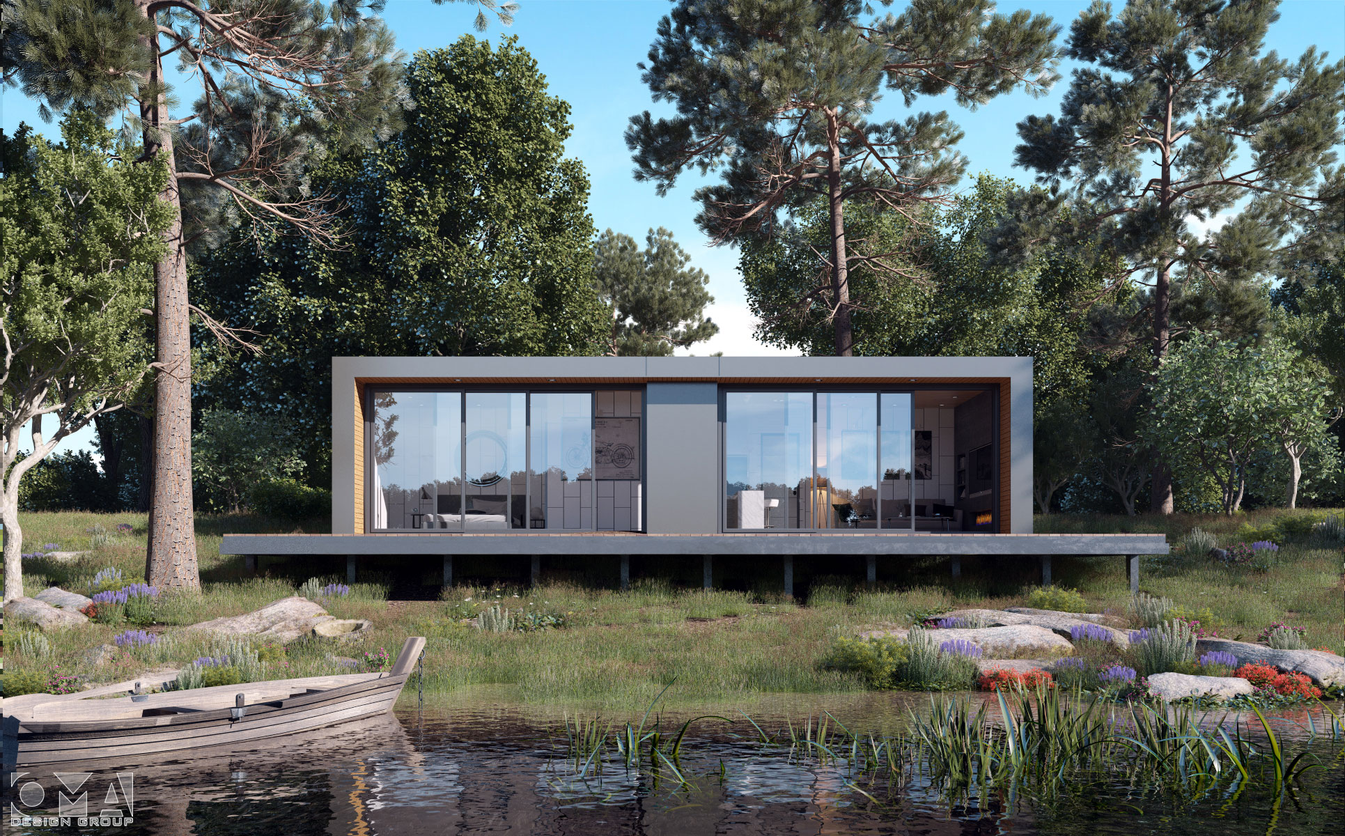 PREFAB HOUSE - LUXIAL OUTDOOR SYSTEM / 3D RENDERING-01